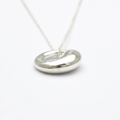 Tiffany Eternal Circle Necklace Silver 925 No Stone Men
