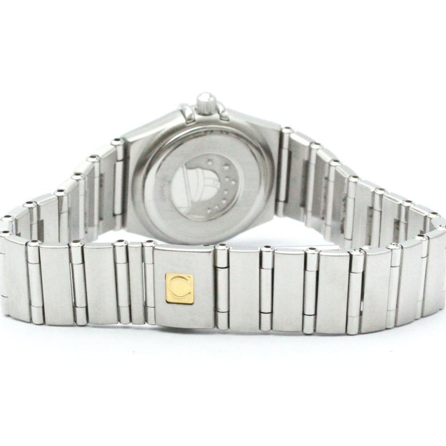 Polished Omega Constellation Mop Dial Steel Quartz