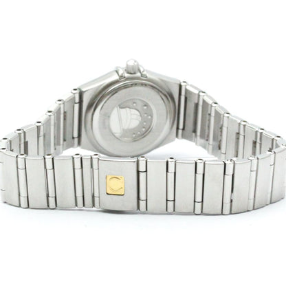 Polished Omega Constellation Mop Dial Steel Quartz