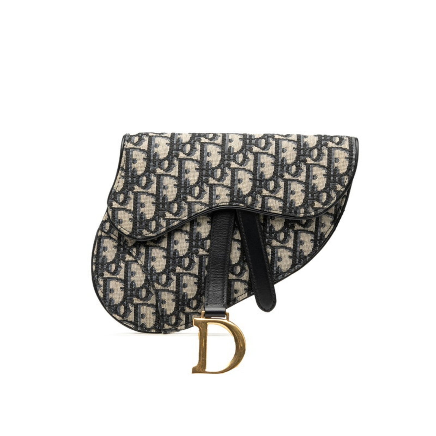 Christian Dior Dior Oblique Saddle Body Bag/Waist Bag In Navy