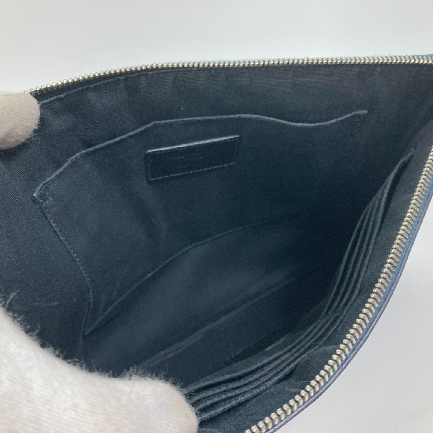 Yves Saint Laurent Saint Laurent Paris 397294 Pouch Saint Laurent Mini Zip Tablet Sleeve Clutch Bag