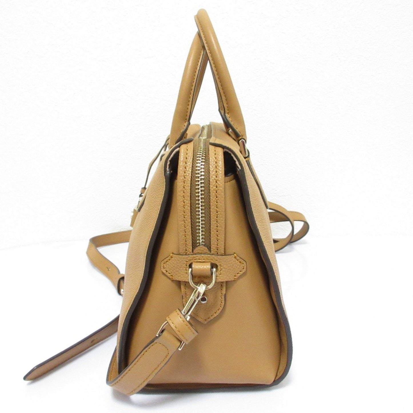 Kate Spade Zip Cord Medium Satchel Tote Bag Shoulder Brown