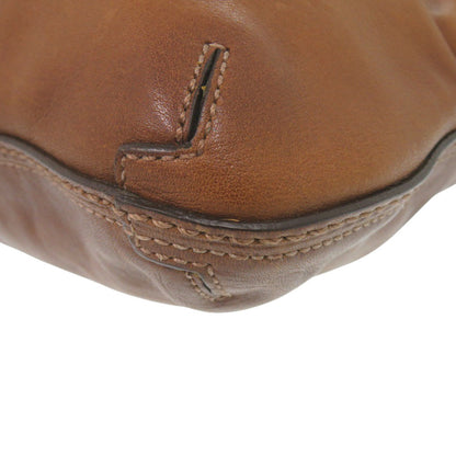 Coach One-Shoulder Leather Brown Shoulder Bag 0681 Coach