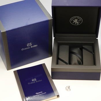 Seiko Grand 9F86-0Ah0 Sbgn023 Black Dial