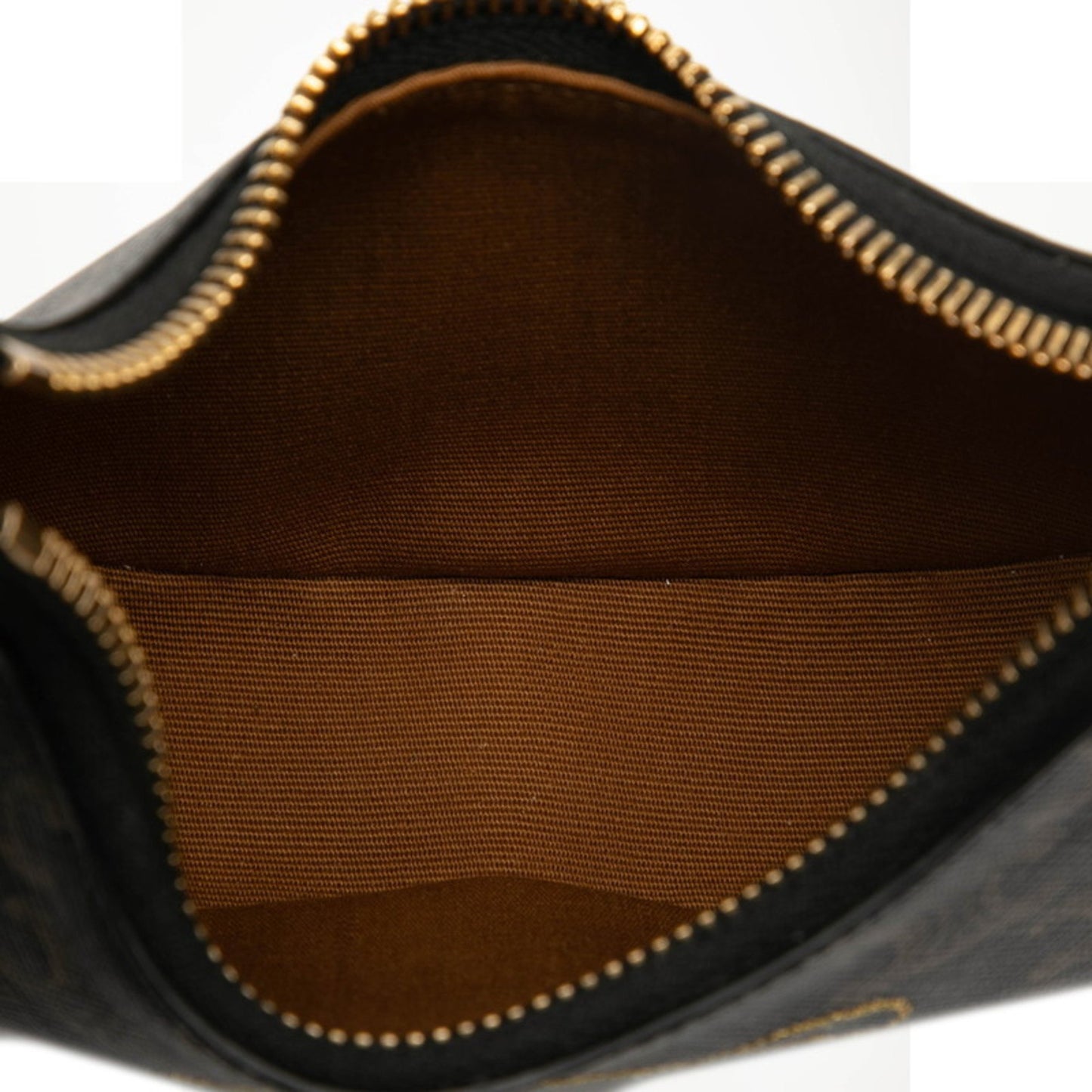 Celine Triomphe Mini Handbag/Shoulder Bag In Brown Leather