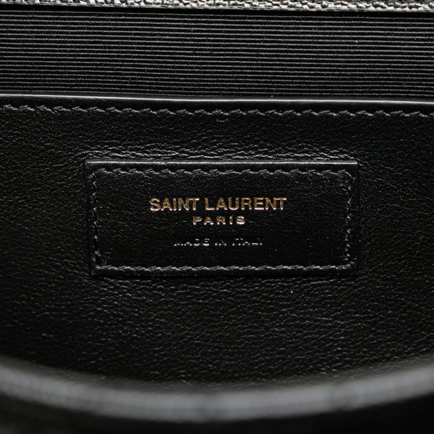 Saint Laurent Ysl Logo Envelope Medium Shoulder Bag In Black