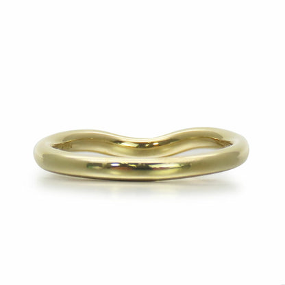 Tiffany & Co. Rings Curved Band Ring K18Yg Approx. 2.1G Yellow Gold