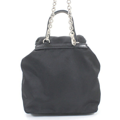 Prada Prada Shoulder Bag Mini Backpack Nylon Black 1Bh029