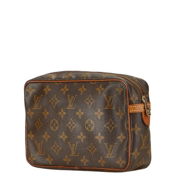 Louis Vuitton Monogram Compigne 23 Second Bag M51847 Brown Leather