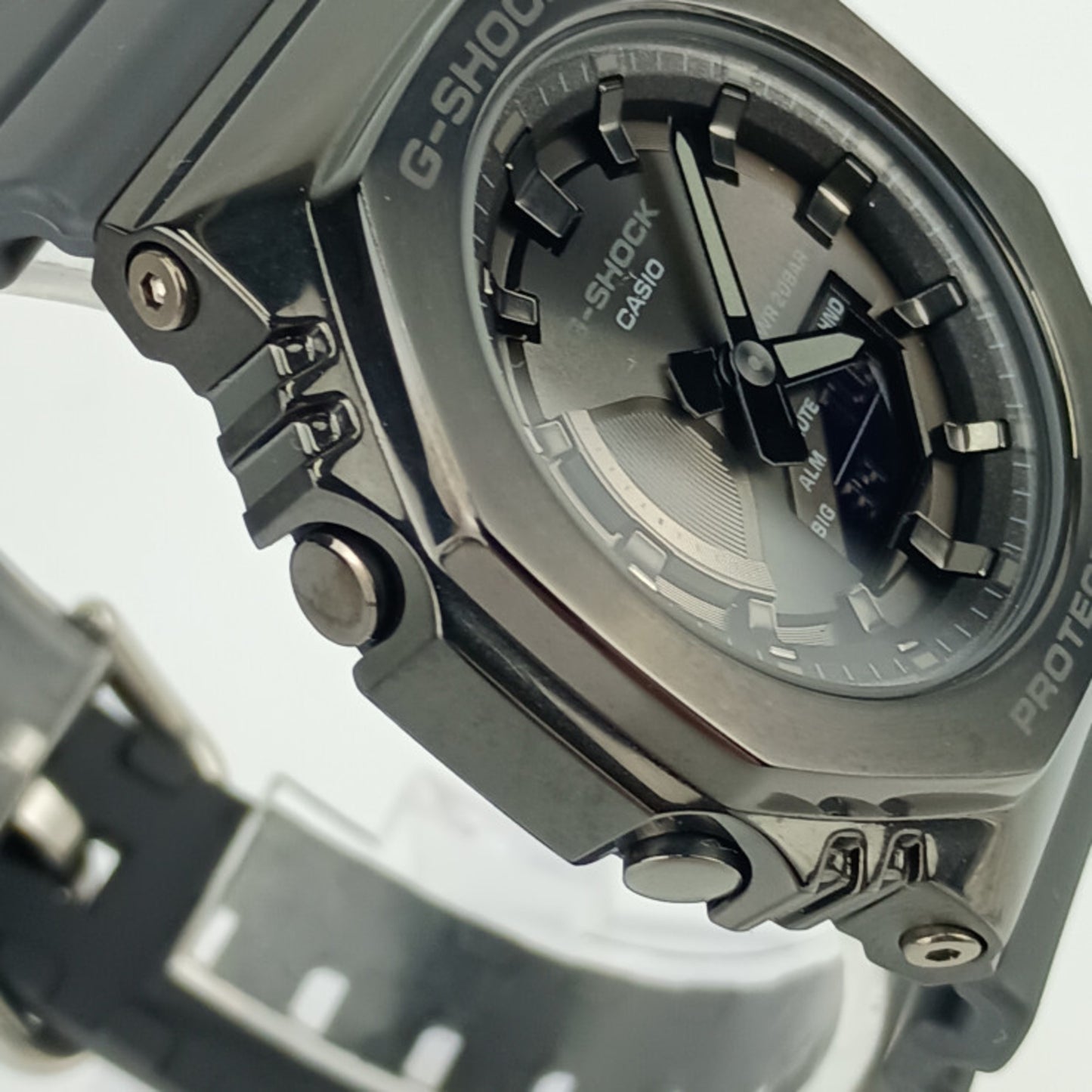 Casio Casio Watch G-Shock G-Shock Gm-S2100B-8Ajf Black Resin Stainless Steel