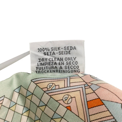 Hermes "De L'Ombrelle Aux Duels" Silk Twilly Scarf/Muffler