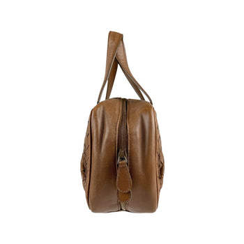 Bottega Veneta Handbag Intrecciato Leather Brown
