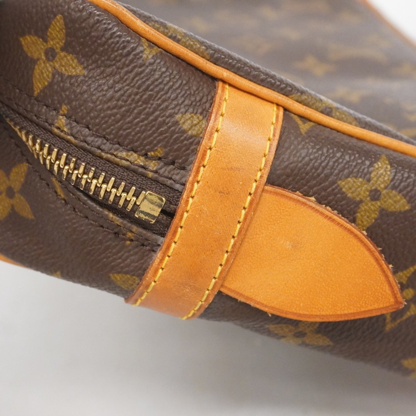 Louis Vuitton Monogram Compigne 28 Clutch Bag M51845 Brown