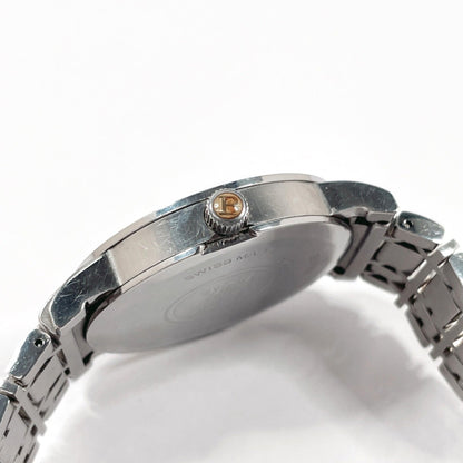 Burberry Heritage Bu1364 Watch Stainless Steel/Stainless Steel Silver Quartz Black Dial