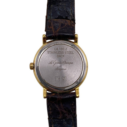 Longines L4.120.2 Round Gold Quartz Watch