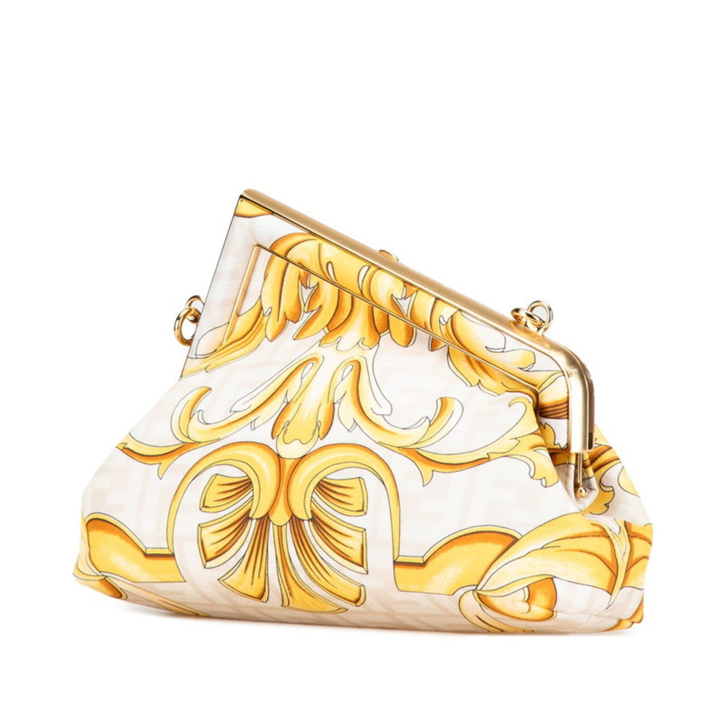 Fendi X Versace Fendace First Medium Crossbody Shoulder Bag 8Bp127 White