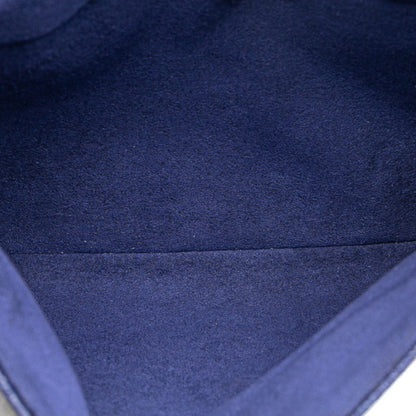 Louis Vuitton Monogram Empreinte Twice Shoulder Bag M50262 Blue Leather