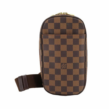 Louis Vuitton Damier Pochette Gange Personal Spo Body Bag In Ebene Leather N48048