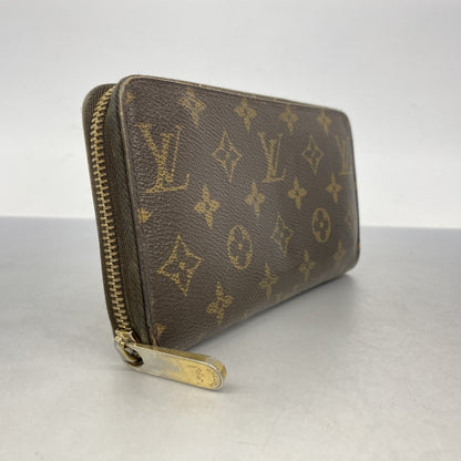 Louis Vuitton Monogram Zippy Wallet M60017 Brown