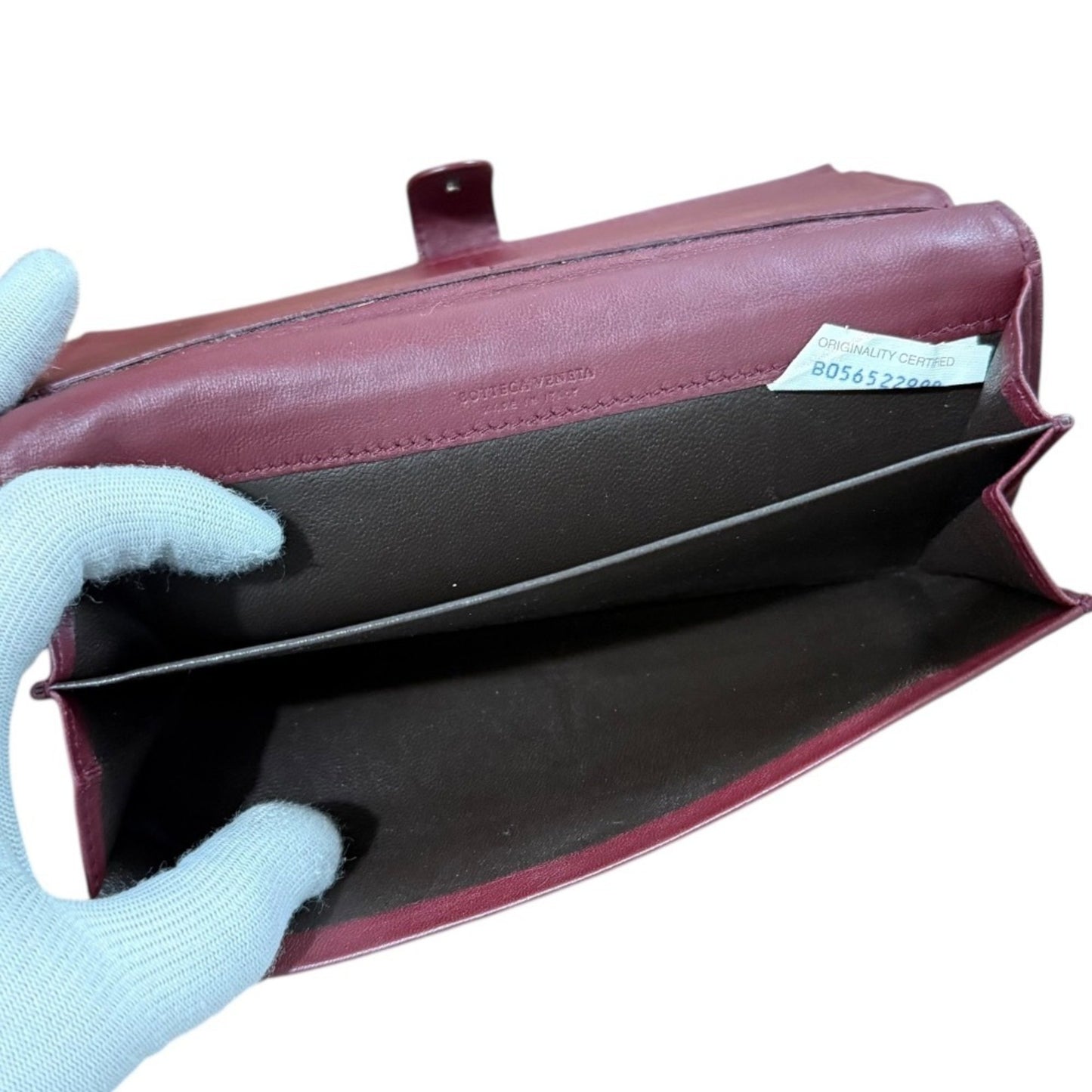 Bottega Veneta Intrecciato Bifold Long Wallet For Men And Women