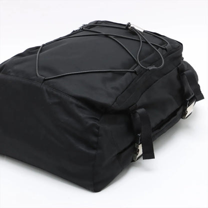 Prada Tessuto Nylon Triangle Logo Vz0055 Leather Backpack
