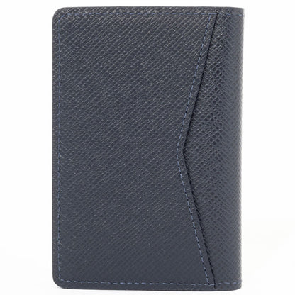 Louis Vuitton Card Case Organizer De Poche M30535 Taiga Blue Marine