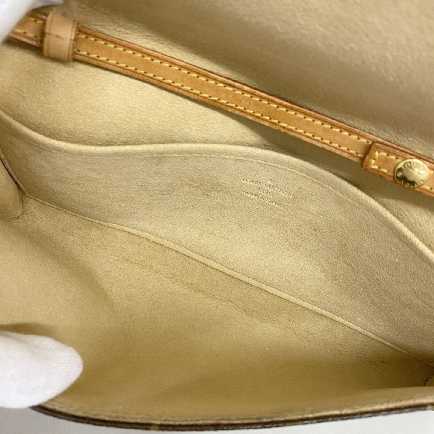 Louis Vuitton Monogram Pochette Twin Gm Shoulder Bag M51852 Brown