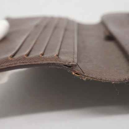 Louis Vuitton Tri-Fold Long Wallet Damier Portefeuille International N61217 Ebene