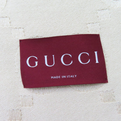 Gucci 795551 Wool And Silk Gg Jacquard Large Blanket/Shawl