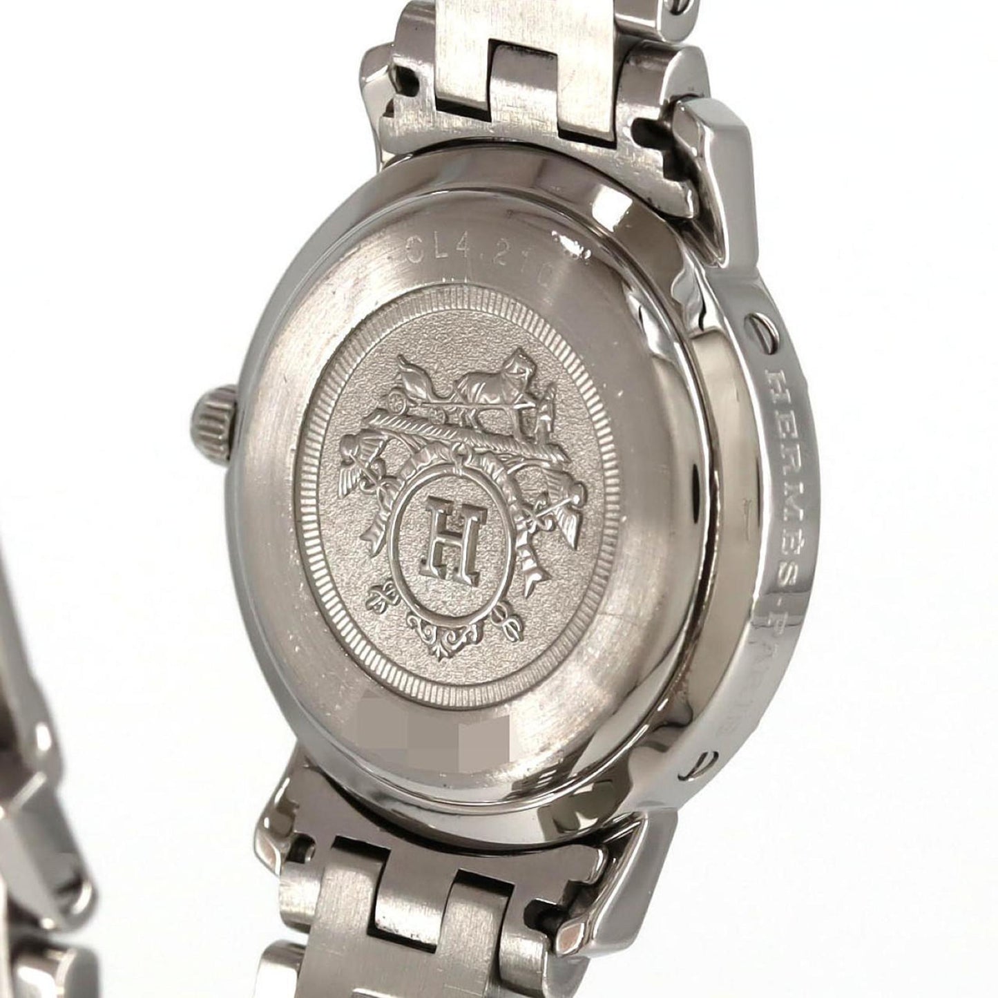 Herms Clipper Cl4.210 Stainless Steel Quartz Watch