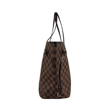 Louis Vuitton Damier Neverfull Mm Shoulder Bag Tote In Brown