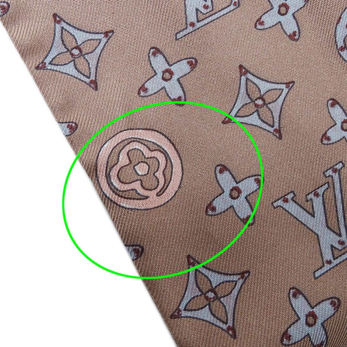 Louis Vuitton Women'S Monogram Map Silk Bandeau Scarf