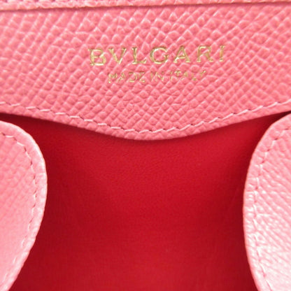 Like New Bvlgari Leather Pink Coin Case Wallet 1533Bvlgari