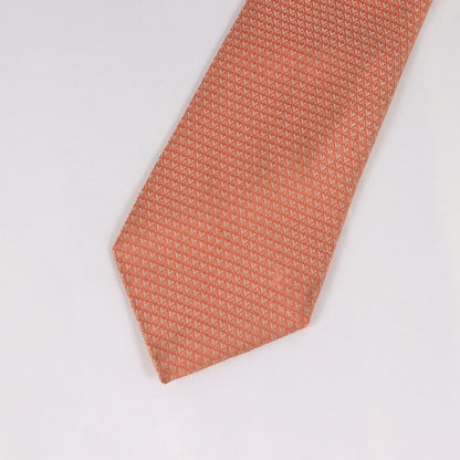 Louis Vuitton Louis Vuitton Tie Cravate Diamond Silk (M75997) Orange