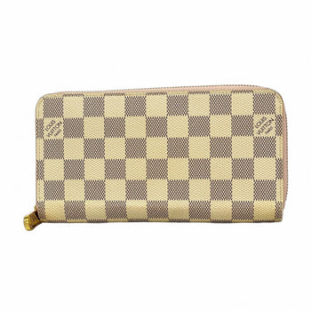 Louis Vuitton Damier Azur Zippy Wallet N63503 White Rose Ballerine