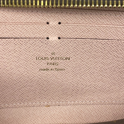 Louis Vuitton Monogram Portefeuille Clemence Long Wallet M61298 Brown Rose Ballerine