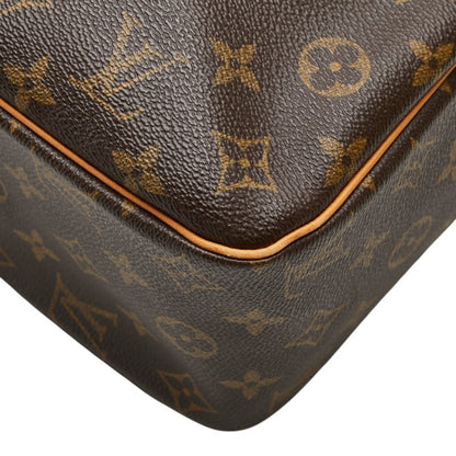 Louis Vuitton Monogram Cite Gm Handbag/Shoulder Bag M51181 Brown Leather