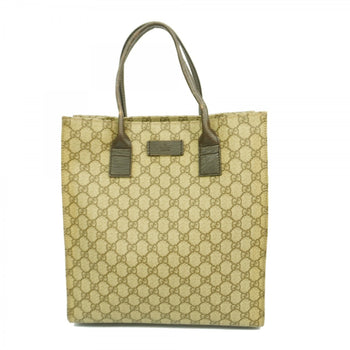Gucci Gg Supreme Tote Bag 91249 Brown