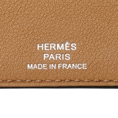 Hermes Herms Ea Zip Pm Notepad Cover In Etoupe Swift Leather