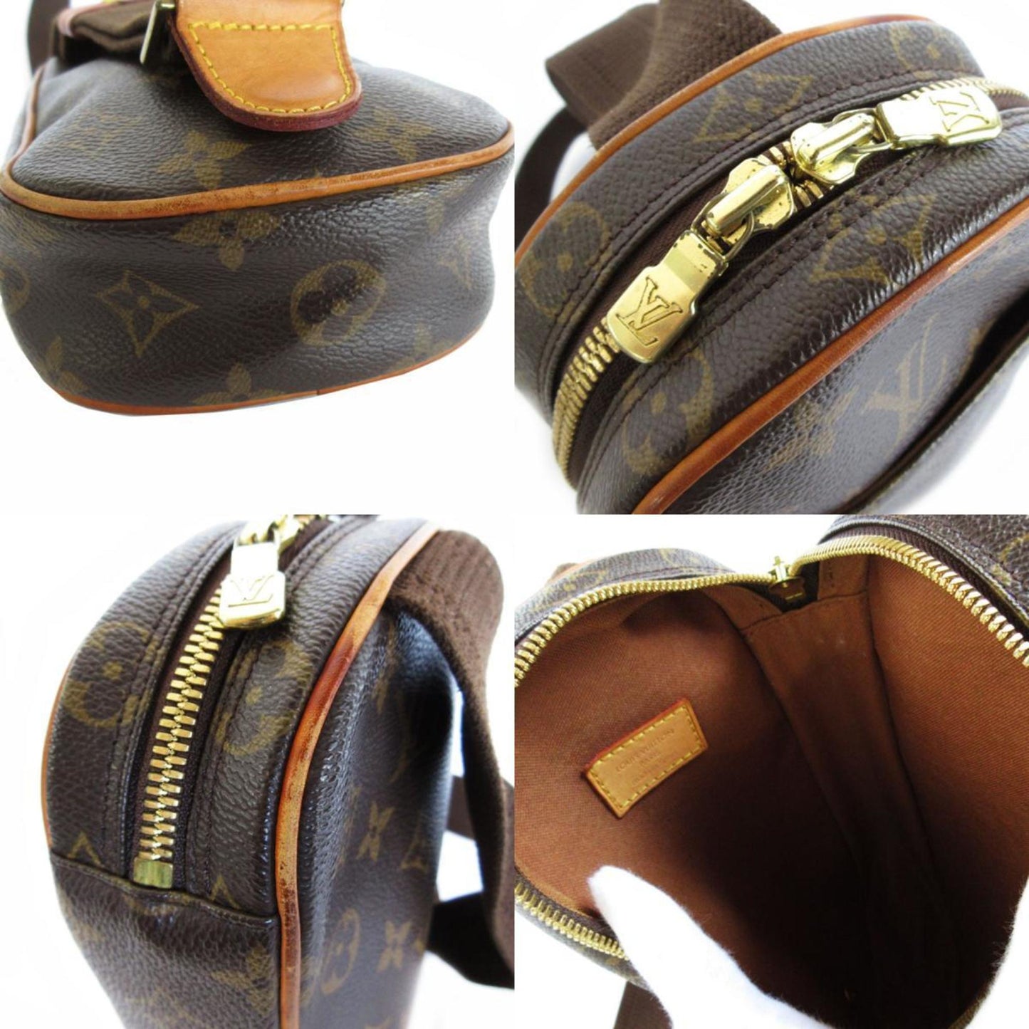 Louis Vuitton Louis Vuitton Body Bag Monogram Pochette Ganju Canvas Brown