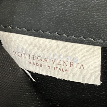 Bottega Veneta Intrecciato Round Black Long Wallet