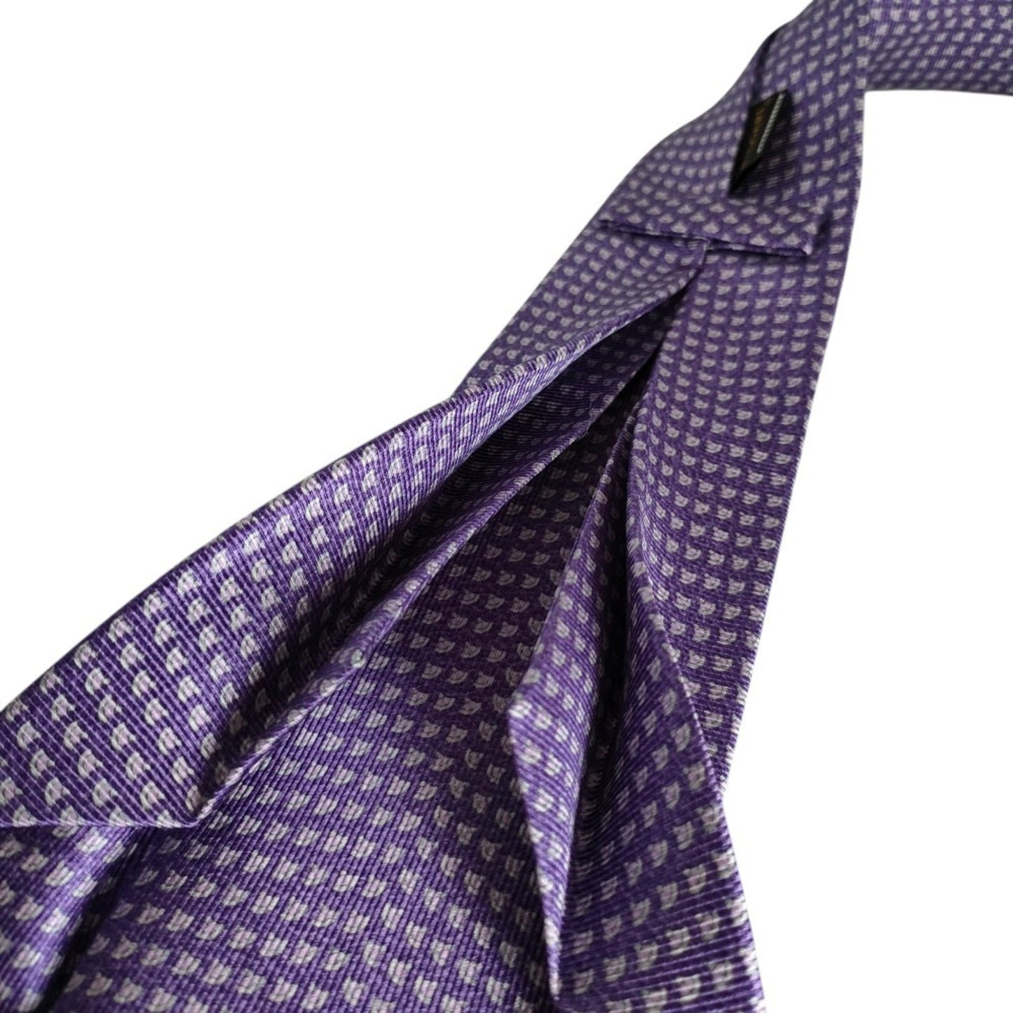 Bvlgari Men'S 100% Silk Regular Tie With All-Over Print