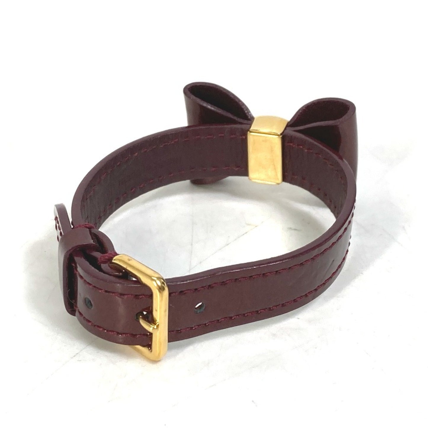 Louis Vuitton M6617F Monogram Vernis Favorite Ribbon Bracelet
