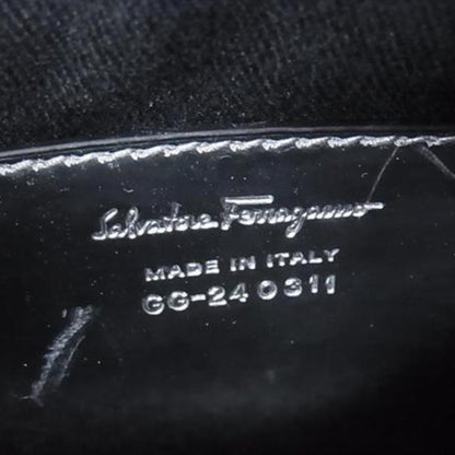 Salvatore Ferragamo Gancini Shoulder Bag Gg24 0311 Silver