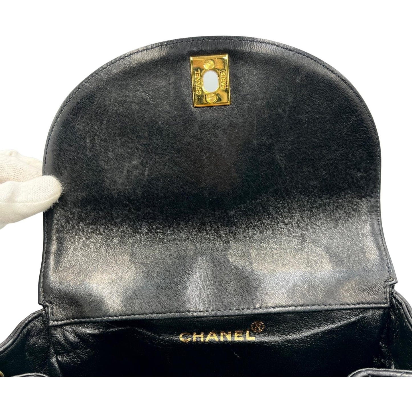 Chanel Douma Matelasse Backpack/Daypack With Gold Hardware