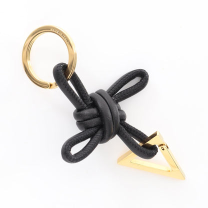 Bottega Veneta Triangle Key Ring Holder Leather