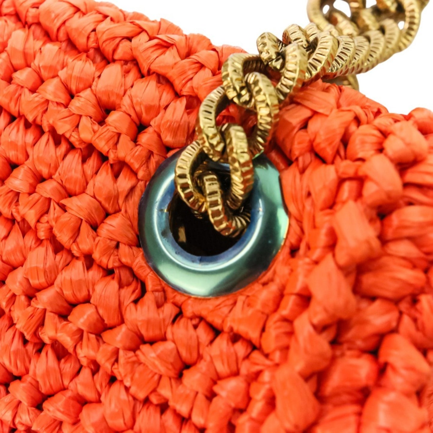 Dolce & Gabbana Devotion Crochet Sacre Heart Chain Shoulder Bag