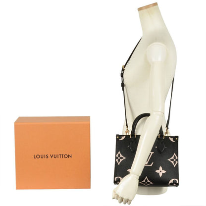Louis Vuitton On The Go Pm Handbag Monogram Empreinte M45659 Black Rfid Shoulder Bag
