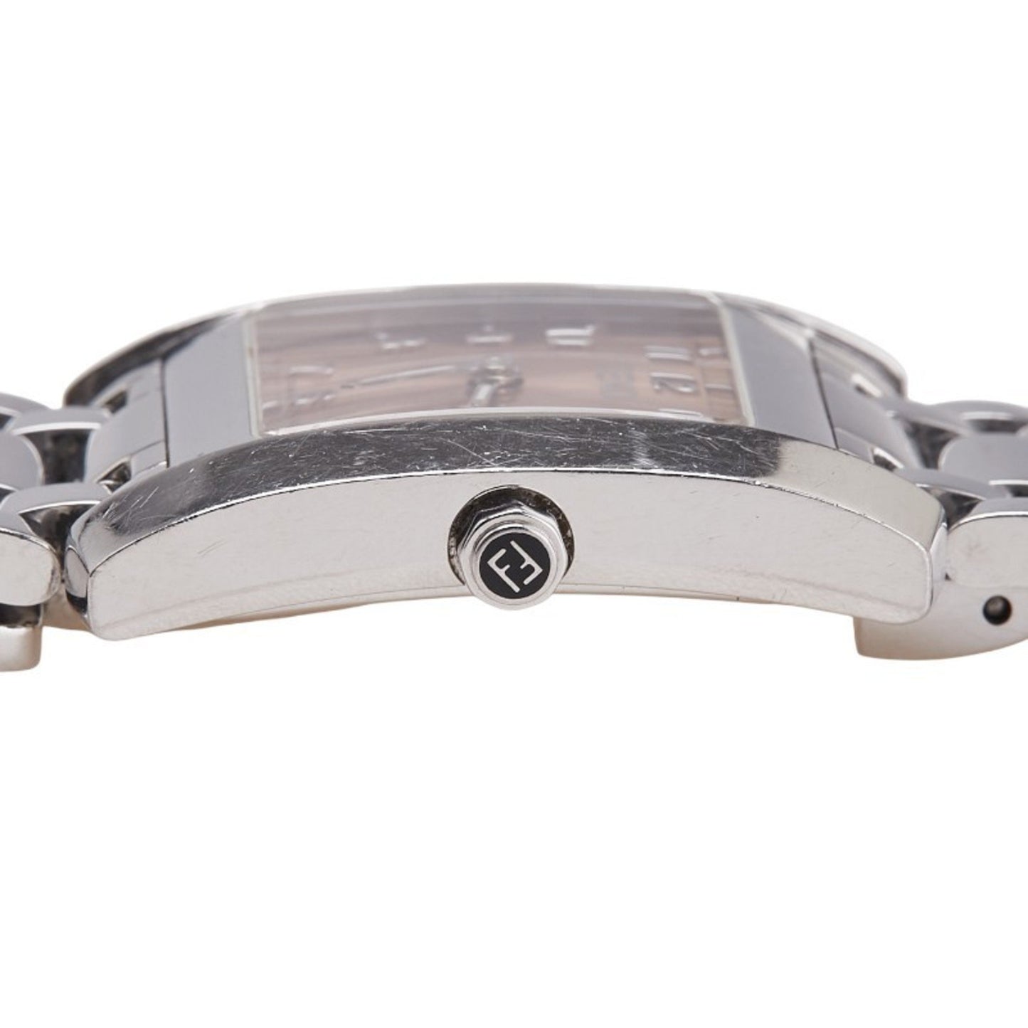 Fendi Horologi Classico Watch 7000L Quartz Pink Dial Stainless Steel