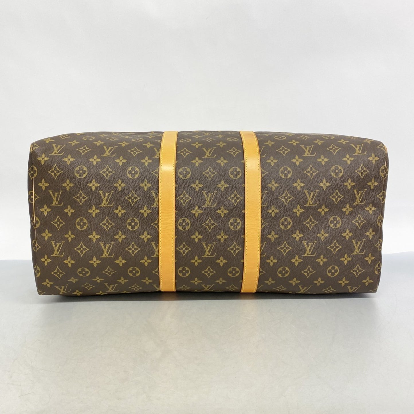 Louis Vuitton Monogram Keepall 55 Boston Bag M41424 Brown